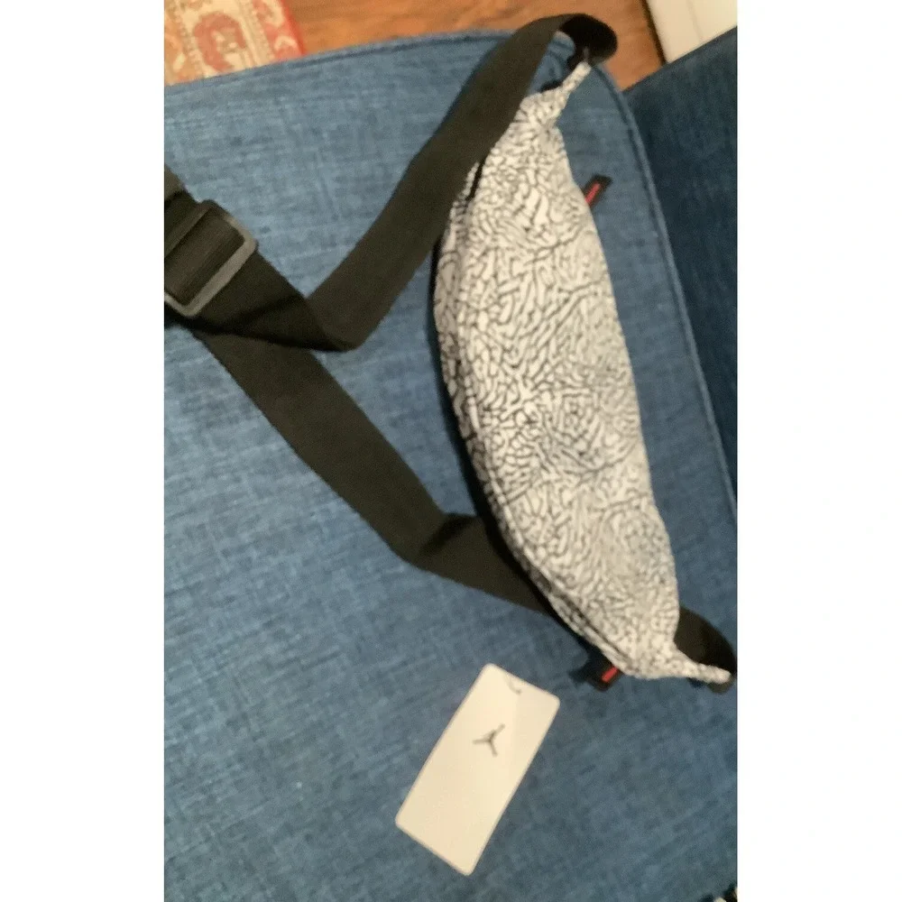Air Jordan Cross Body Bag/Fanny Pack/ Wolf Gray /New With Tag .